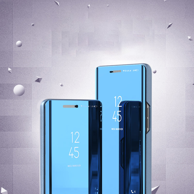 Etui zamykane z klapk Clear View Cover niebieski Samsung Galaxy S21 FE 5G / 3