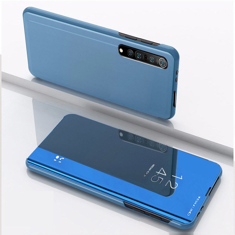 Etui zamykane z klapk Clear View Cover niebieski Xiaomi Mi 10
