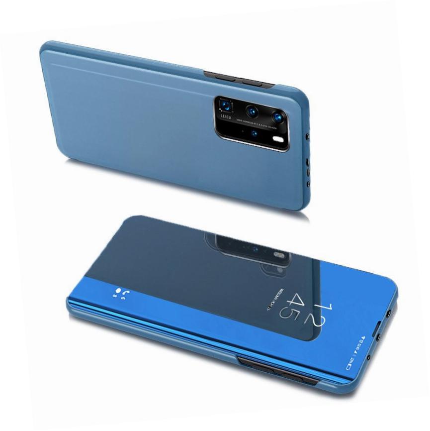 Etui zamykane z klapk� Clear View Cover niebieski Xiaomi Mi 10T