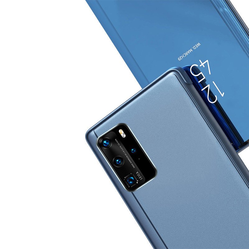 Etui zamykane z klapk Clear View Cover niebieski Xiaomi Mi 10T / 4