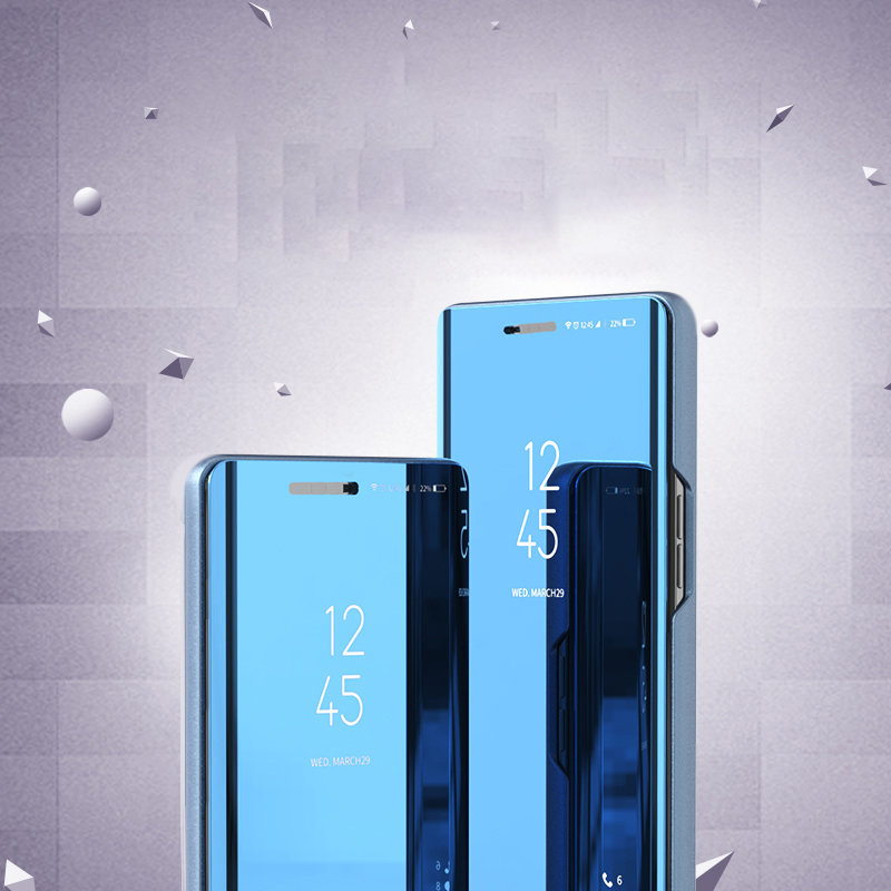 Etui zamykane z klapk Clear View Cover niebieski Xiaomi Mi 11 / 3