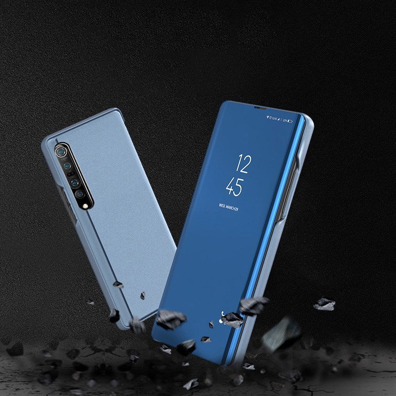 Etui zamykane z klapk Clear View Cover niebieski Xiaomi Mi Note 10 Lite / 7
