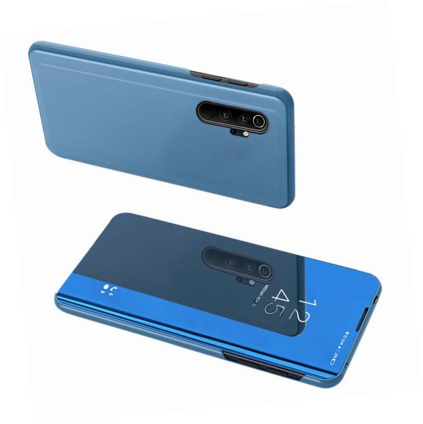 Etui zamykane z klapk Clear View Cover niebieski Xiaomi Mi Note 10 Pro