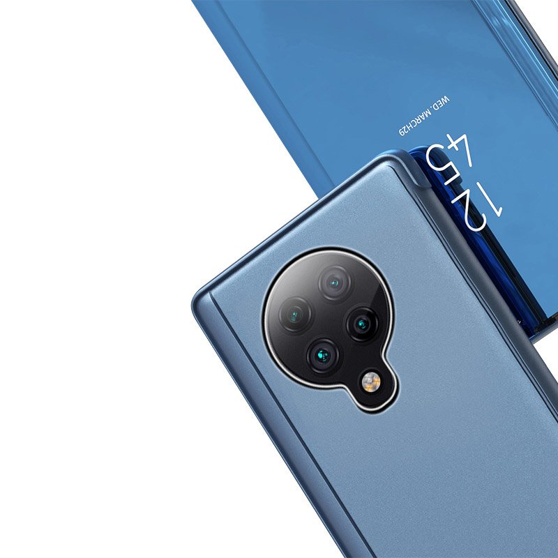 Etui zamykane z klapk Clear View Cover niebieski Xiaomi POCO F2 Pro / 6