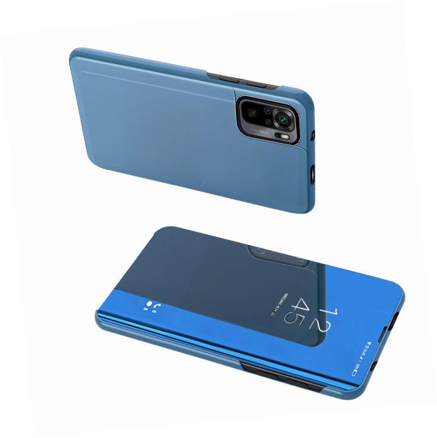 Etui zamykane z klapk� Clear View Cover niebieski Xiaomi POCO M3 Pro