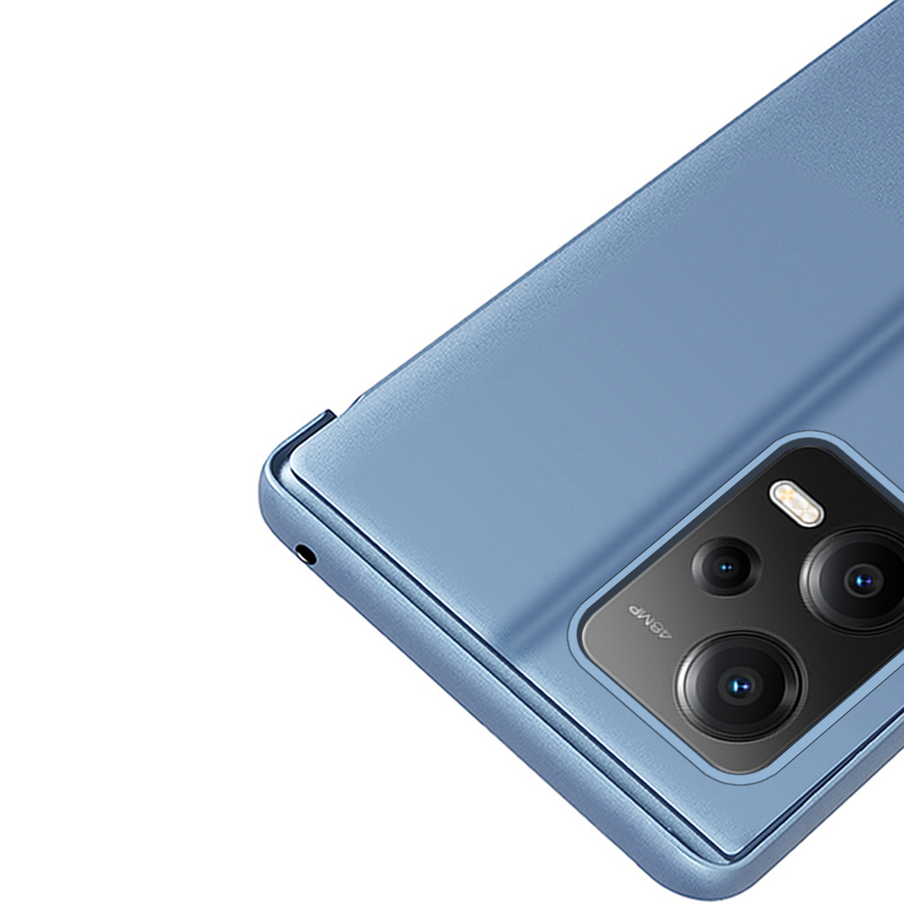 Pokrowiec Clear View niebieski Xiaomi Poco X5 5G / 7