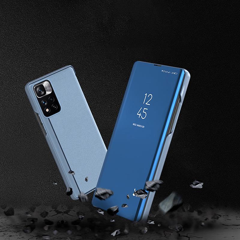 Etui zamykane z klapk� Clear View Cover niebieski Xiaomi Redmi Note 11S / 4