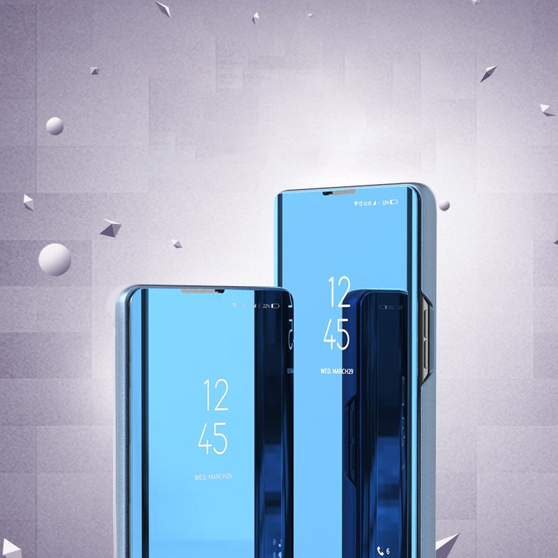 Pokrowiec Clear View niebieski Xiaomi Redmi Note 8 / 4