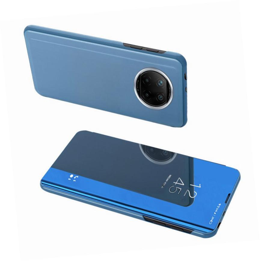 Etui zamykane z klapk� Clear View Cover niebieski Xiaomi Redmi Note 9T 5G