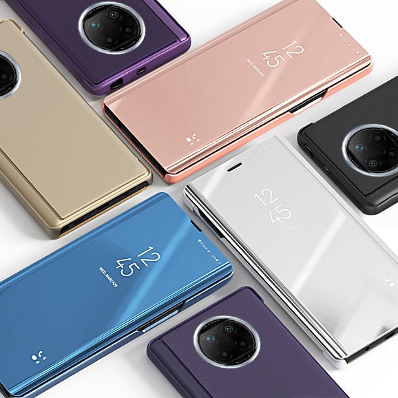 Pokrowiec Clear View niebieski Xiaomi Redmi Note 9T 5G / 3