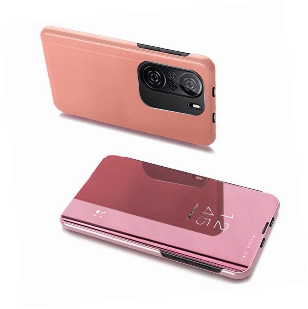 Etui zamykane z klapką Clear View Cover różowy Poco F3 Etui zamykane z klapką Clear View Cover różowy Poco F3