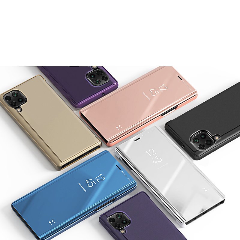 Pokrowiec Clear View różowy Samsung Galaxy A22 5G / 9