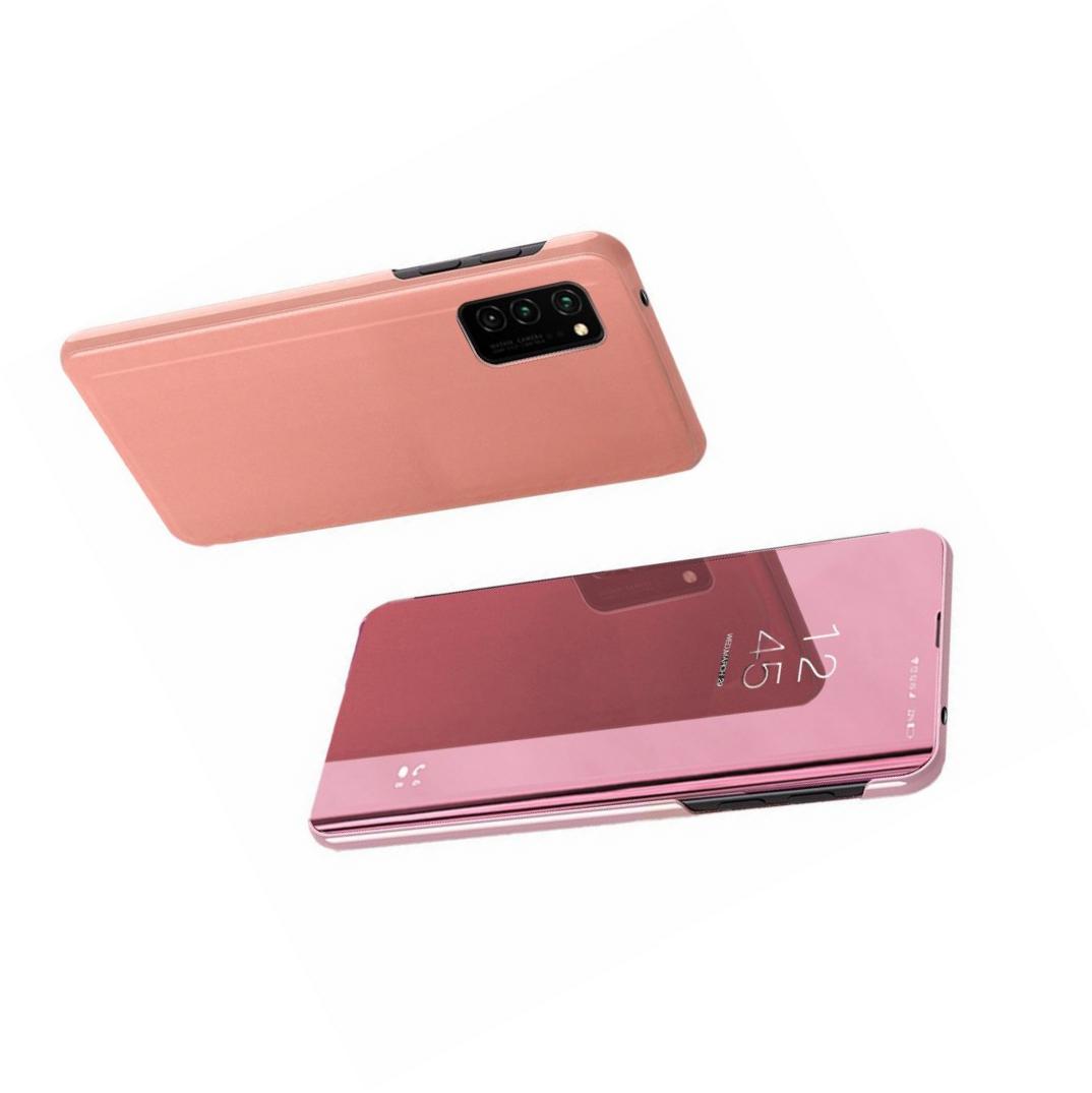Etui zamykane z klapk� Clear View Cover r�owy Samsung Galaxy A52S 5G