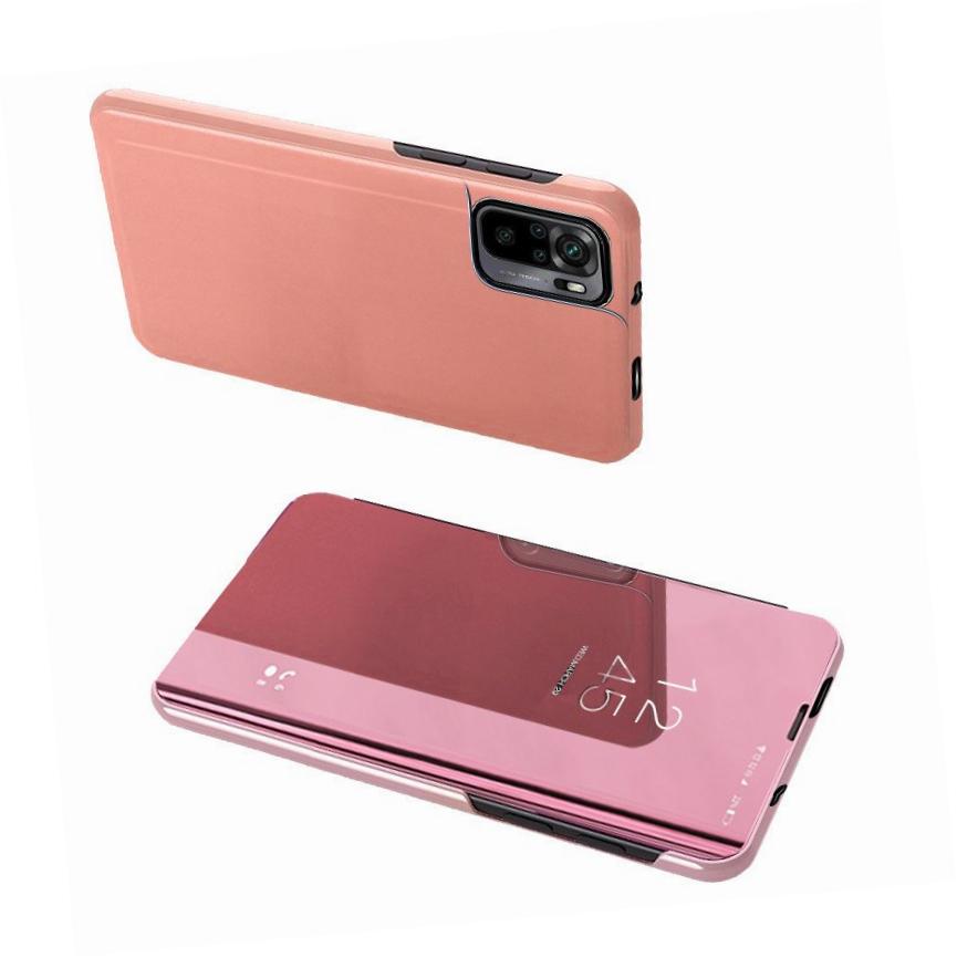 Etui zamykane z klapk� Clear View Cover r�owy Xiaomi Redmi Note 11 Pro+ 5G