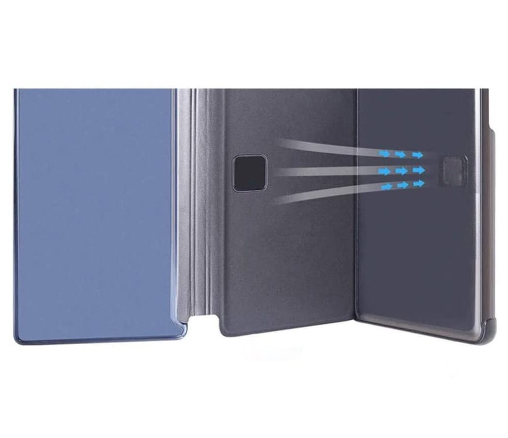 Pokrowiec Clear View r�owy Xiaomi Redmi Note 9S / 6