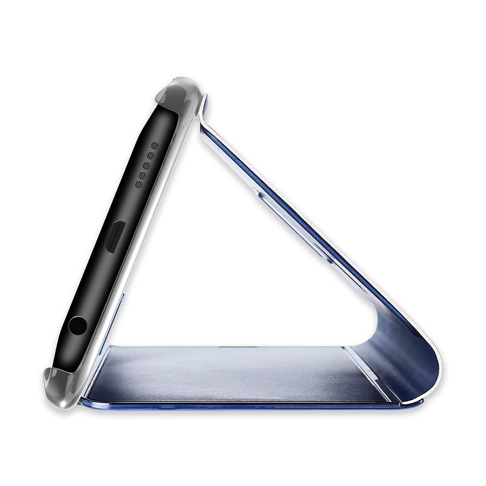Etui zamykane z klapk Clear View Cover srebrny Samsung Galaxy S9 / 5