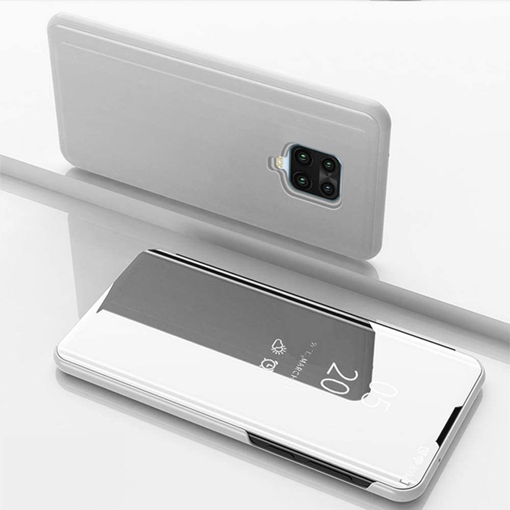 Etui zamykane z klapk� Clear View Cover srebrny Xiaomi Redmi 10X 4G / 2
