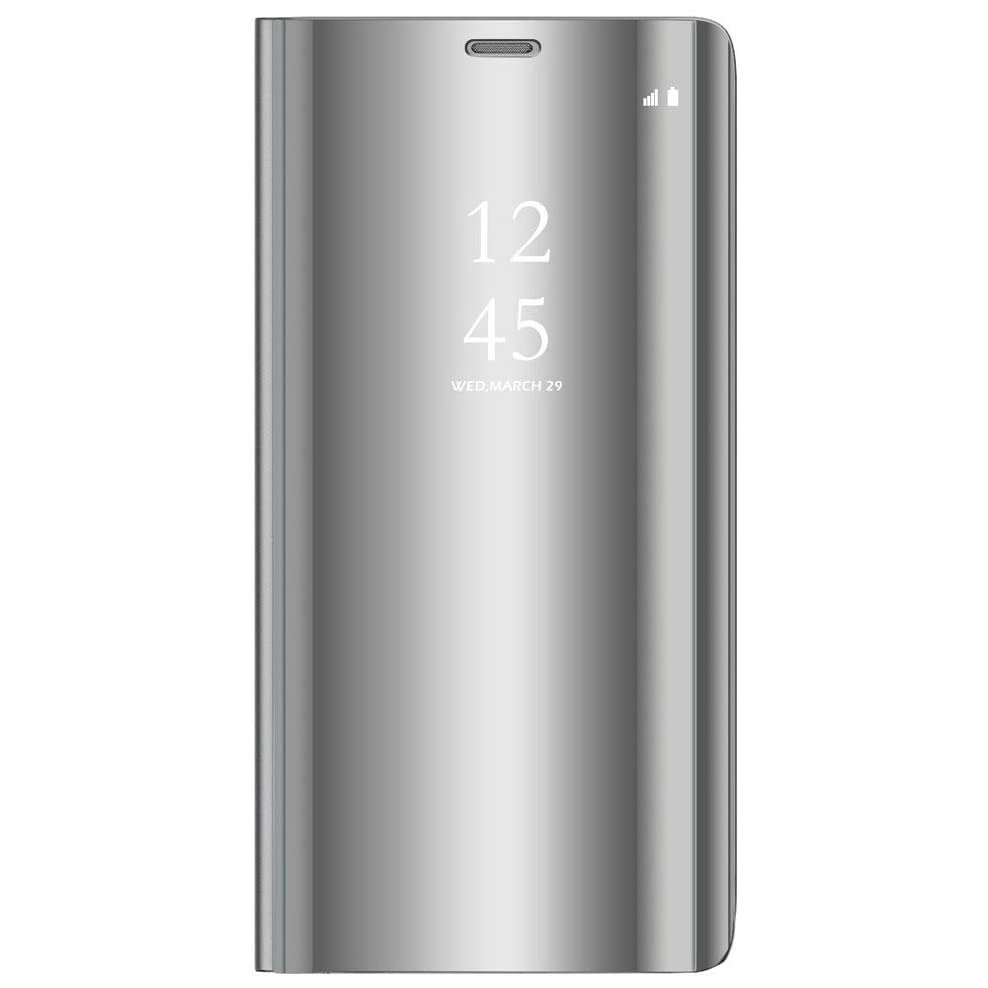 Pokrowiec Clear View srebrny Xiaomi Redmi Note 9S / 2