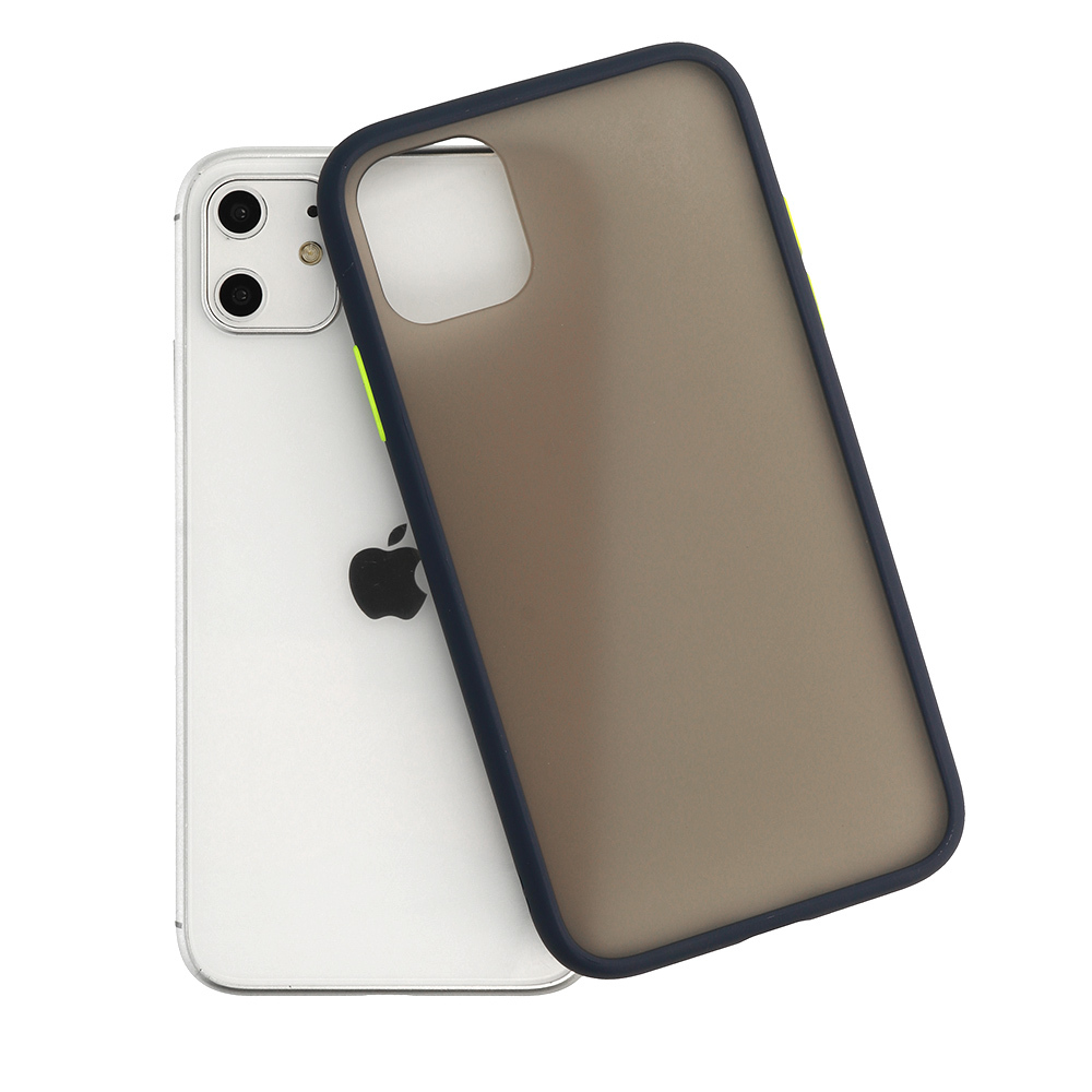 Pokrowiec Color Button granatowy Apple iPhone 11 Pro / 4
