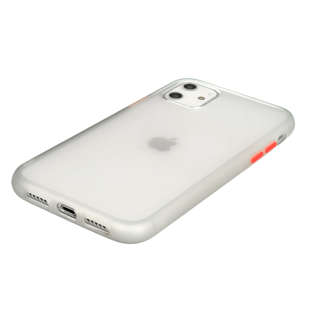 Pokrowiec Color Button przeroczysty Apple iPhone 11 Pro / 5