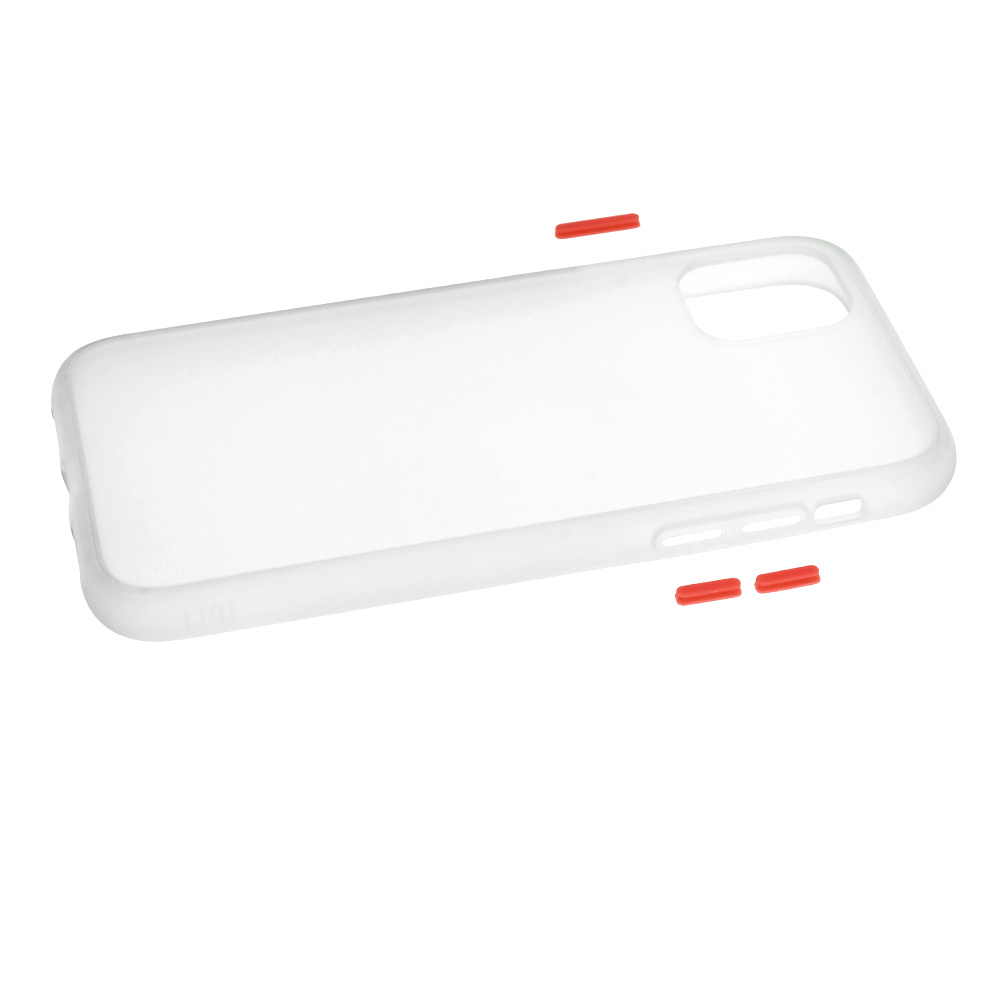 Pokrowiec Color Button prze�roczysty Samsung Galaxy S20 / 6