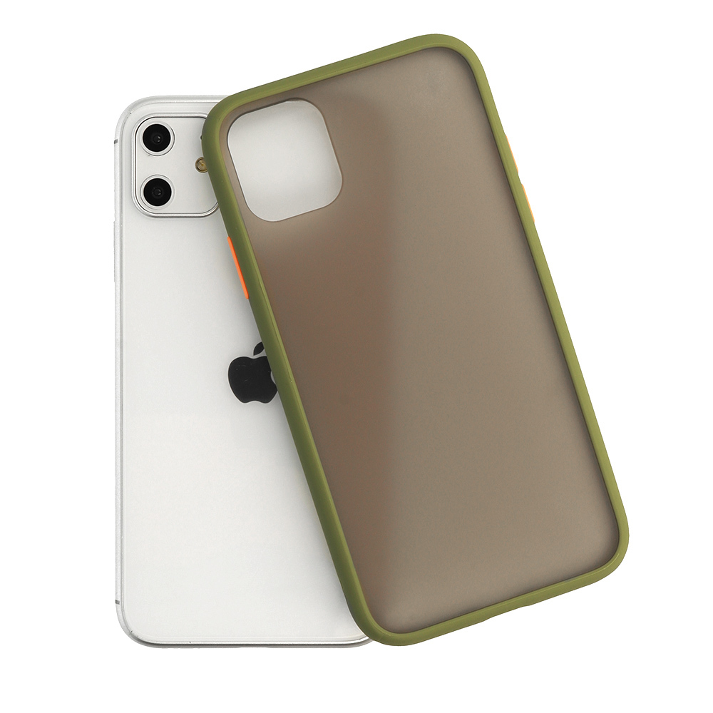 Pokrowiec Color Button zielony Apple iPhone 11 Pro / 4