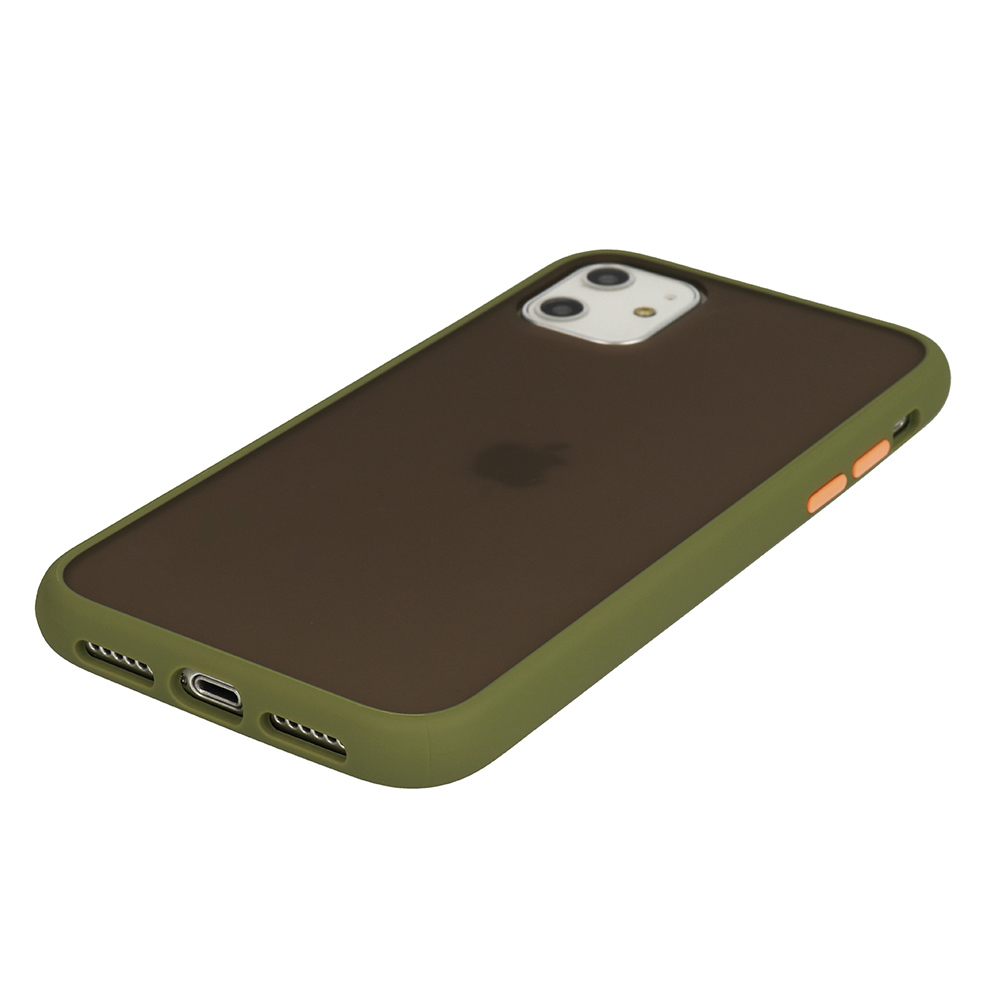 Pokrowiec Color Button zielony Apple iPhone 11 Pro / 5
