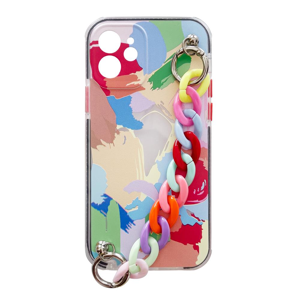 Pokrowiec Color Chain Case z acuszkiem wzr 4 Apple iPhone 12 Pro