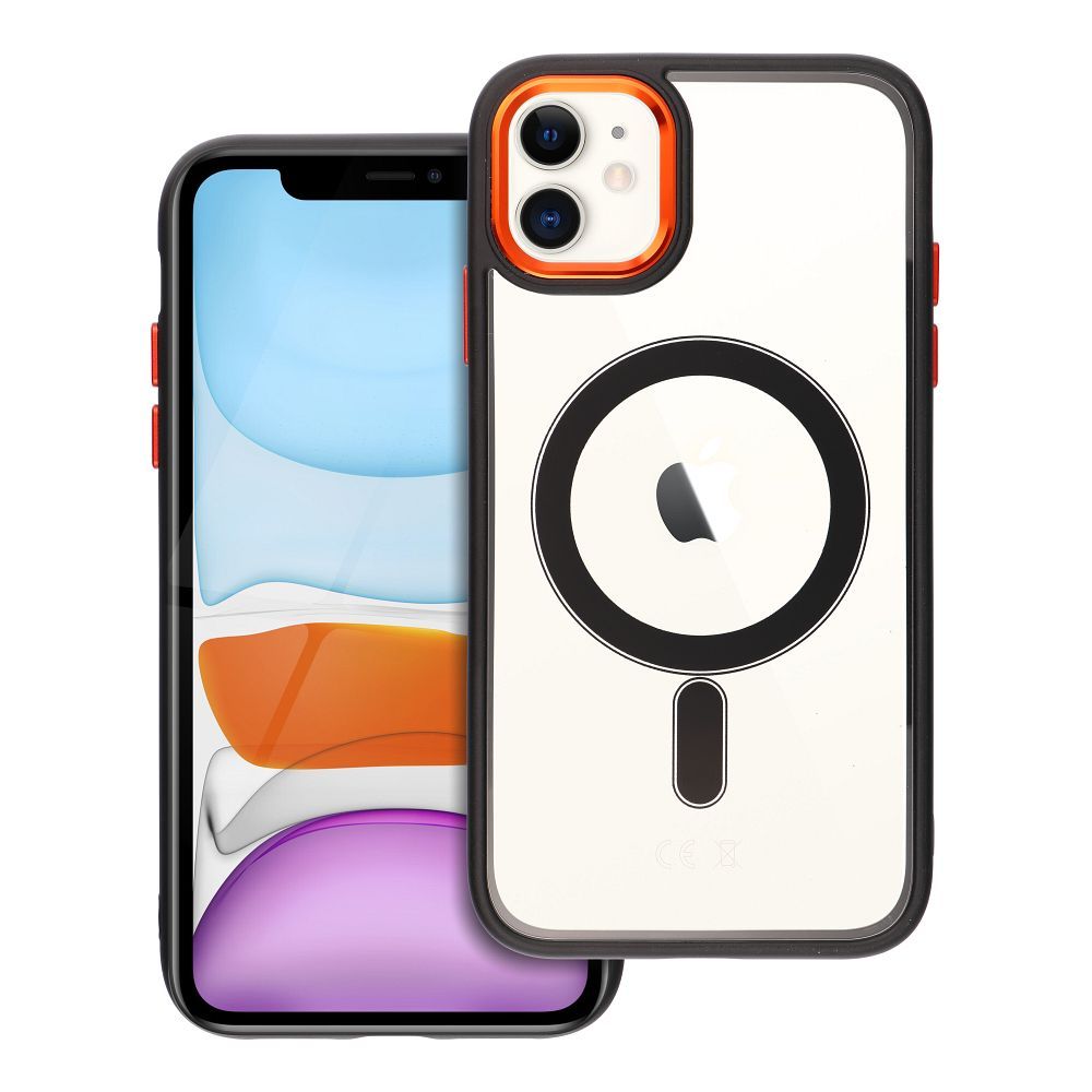 Pokrowiec Color Edge Mag Cover MagSafe czarny Apple iPhone 11