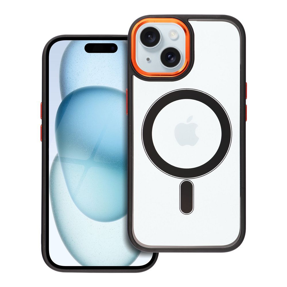 Pokrowiec Color Edge Mag Cover MagSafe czarny Apple iPhone 15 Pokrowiec Color Edge Mag Cover MagSafe czarny Apple iPhone 15