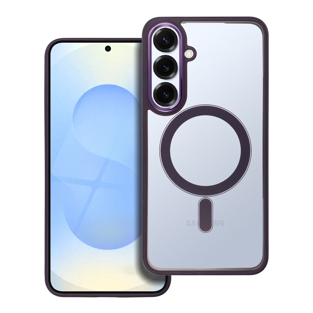 Pokrowiec Color Edge Mag Cover MagSafe fioletowy Samsung Galaxy S25 Plus Pokrowiec Color Edge Mag Cover MagSafe fioletowy Samsung Galaxy S25 Plus