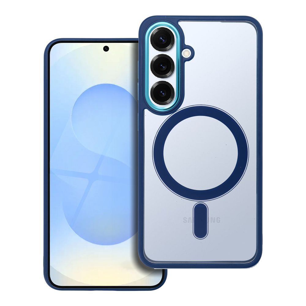 Pokrowiec Color Edge Mag Cover MagSafe niebieski Samsung Galaxy S25