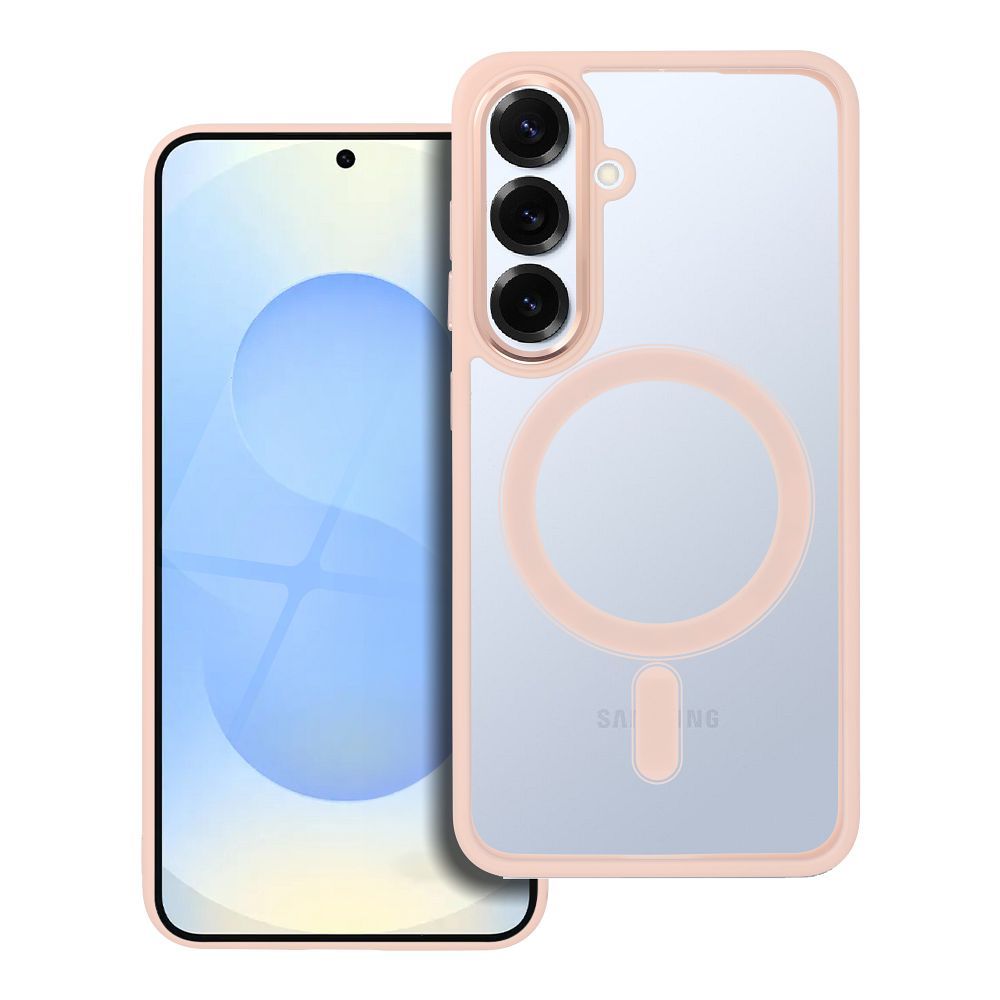 Pokrowiec Color Edge Mag Cover MagSafe r�owy Samsung Galaxy S25