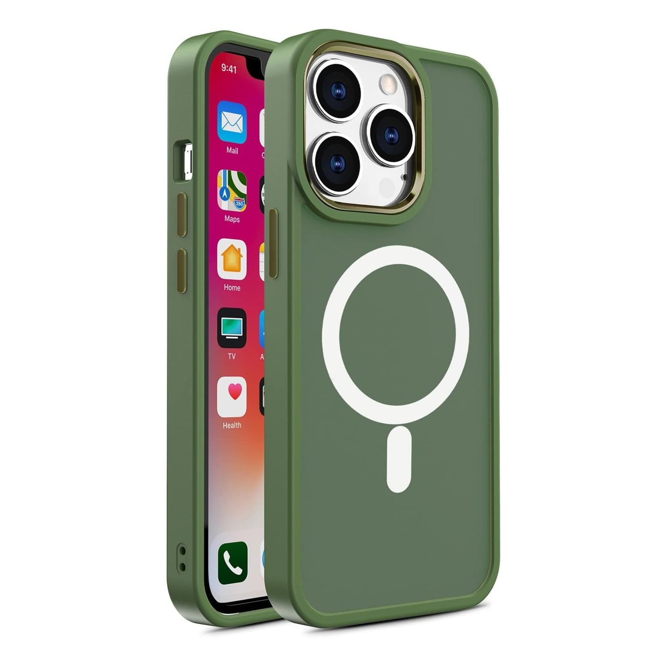 Pokrowiec Color Matte Case MagSafe zielony Apple iPhone 15 Pro