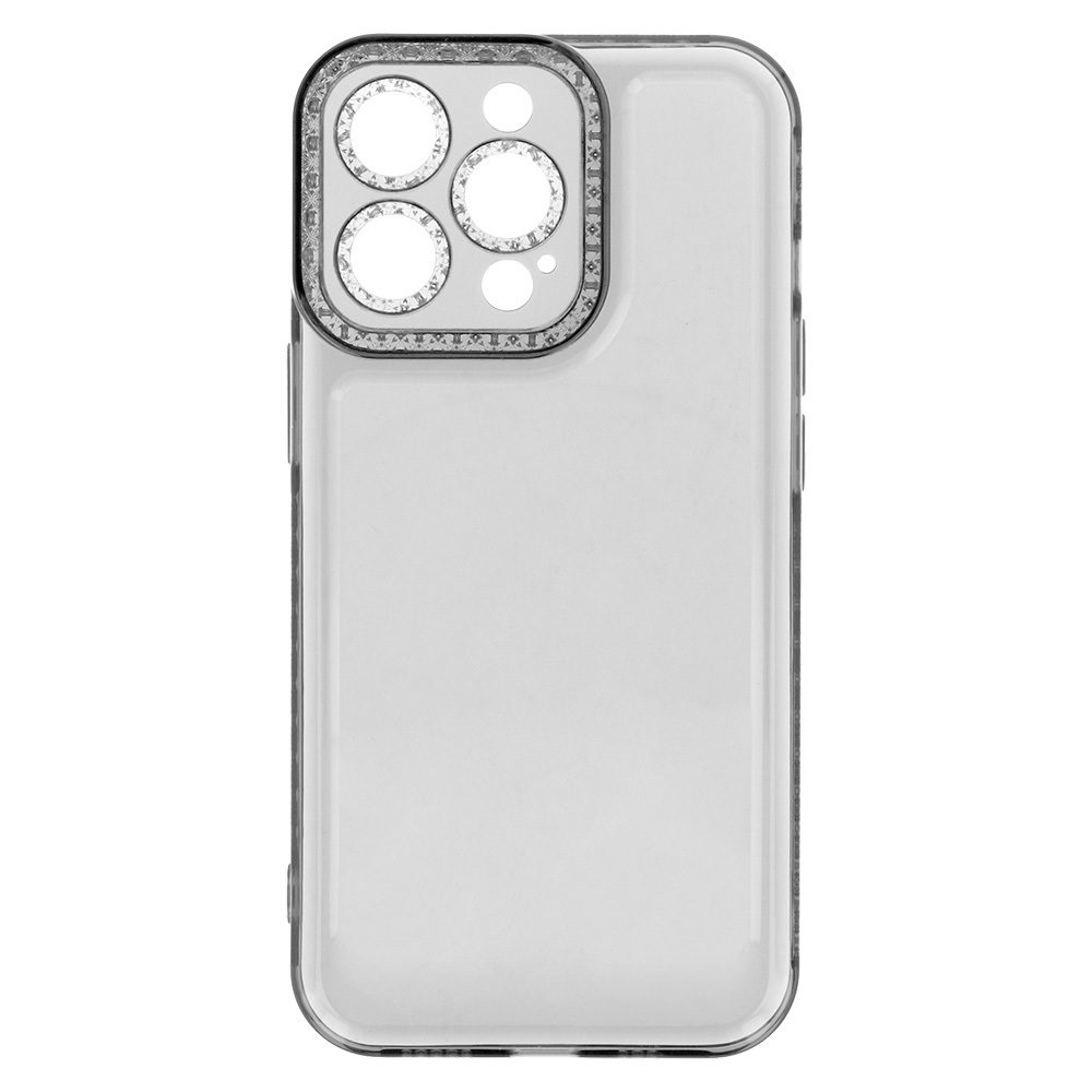 Pokrowiec Crystal Diamond 2mm Case czarny Apple iPhone 13 / 4