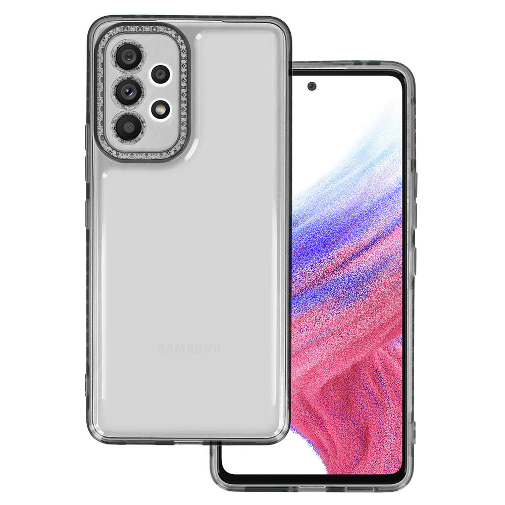 Pokrowiec Crystal Diamond 2mm Case czarny Samsung Galaxy A24 4G