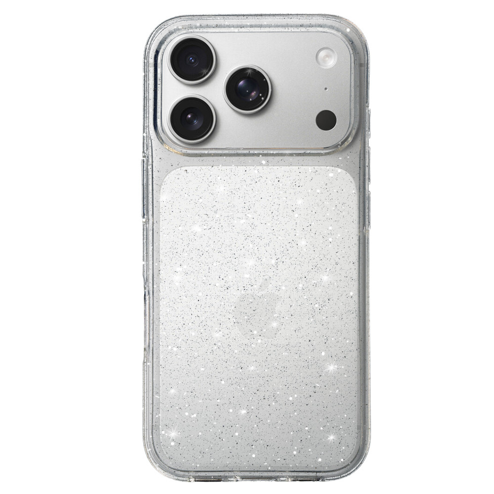 Pokrowiec Crystal Glitter Case srebrny Apple iPhone 17 Pro Max / 2