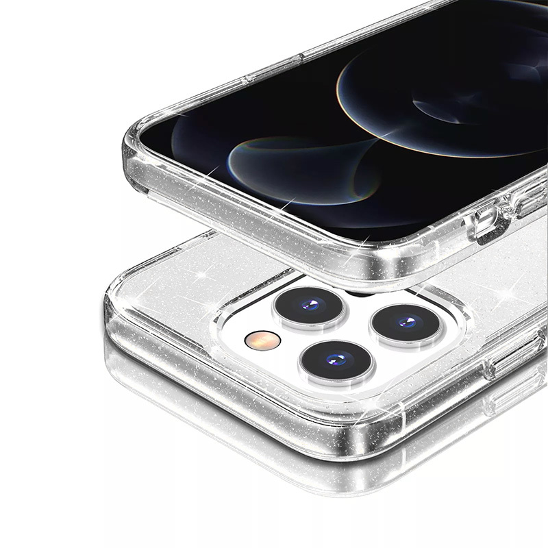 Pokrowiec Crystal Glitter Case srebrny Samsung Galaxy A03 / 8