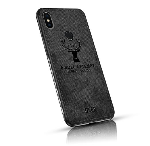 Pokrowiec Deer Case czarny Apple iPhone XS Max