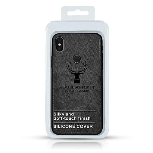 Pokrowiec Deer Case czarny Samsung Galaxy A6 Plus (2018) / 2