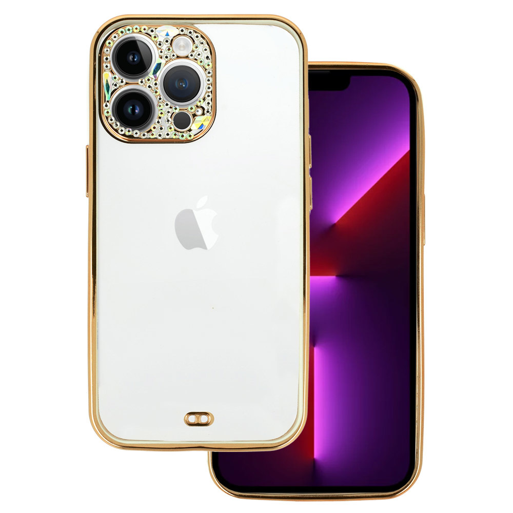 Pokrowiec Diamond Lens Case bia�y Apple iPhone 7