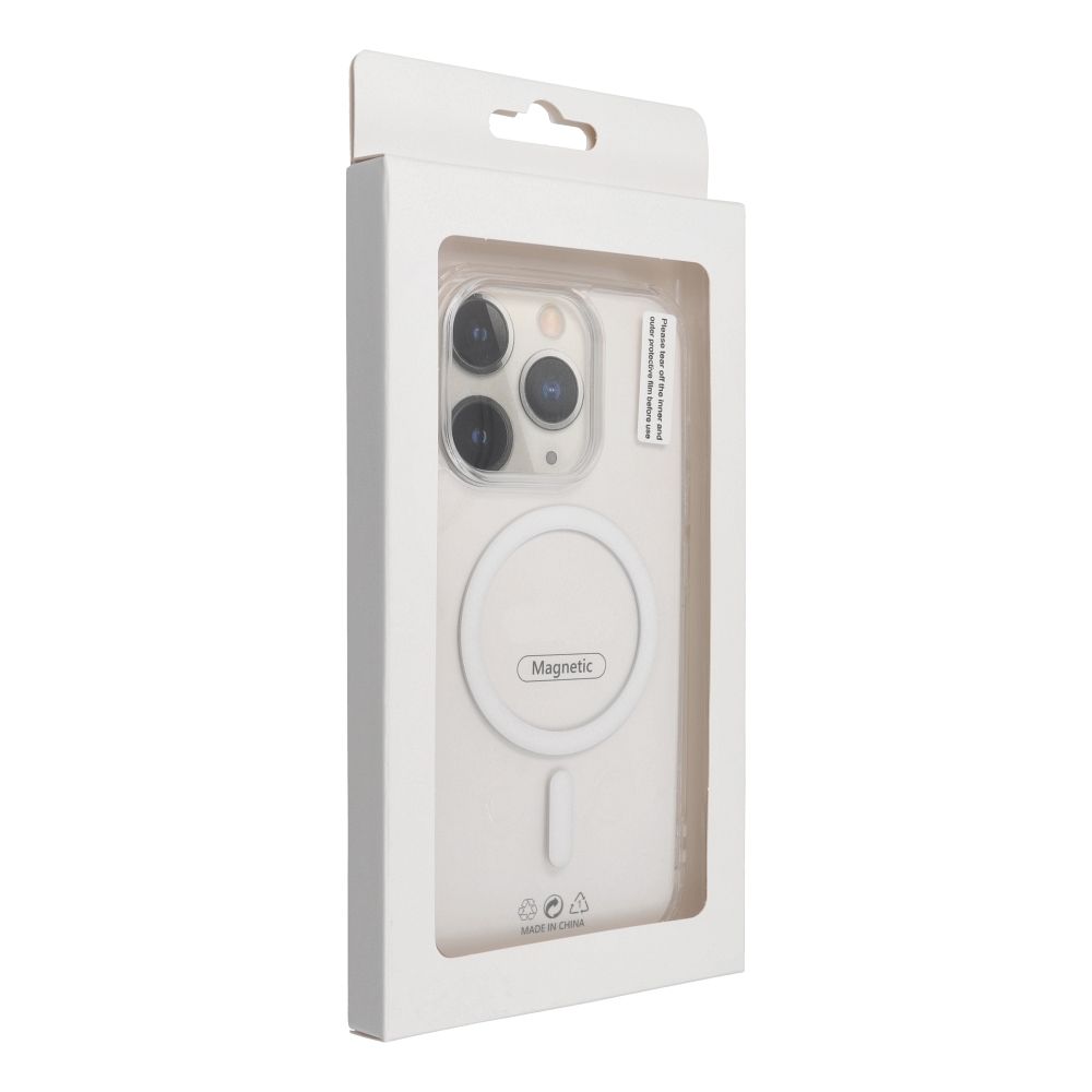 Pokrowiec Drop Glue Colorful Ring Mag Cover MagSafe bia�y Apple iPhone 14 Pro / 4