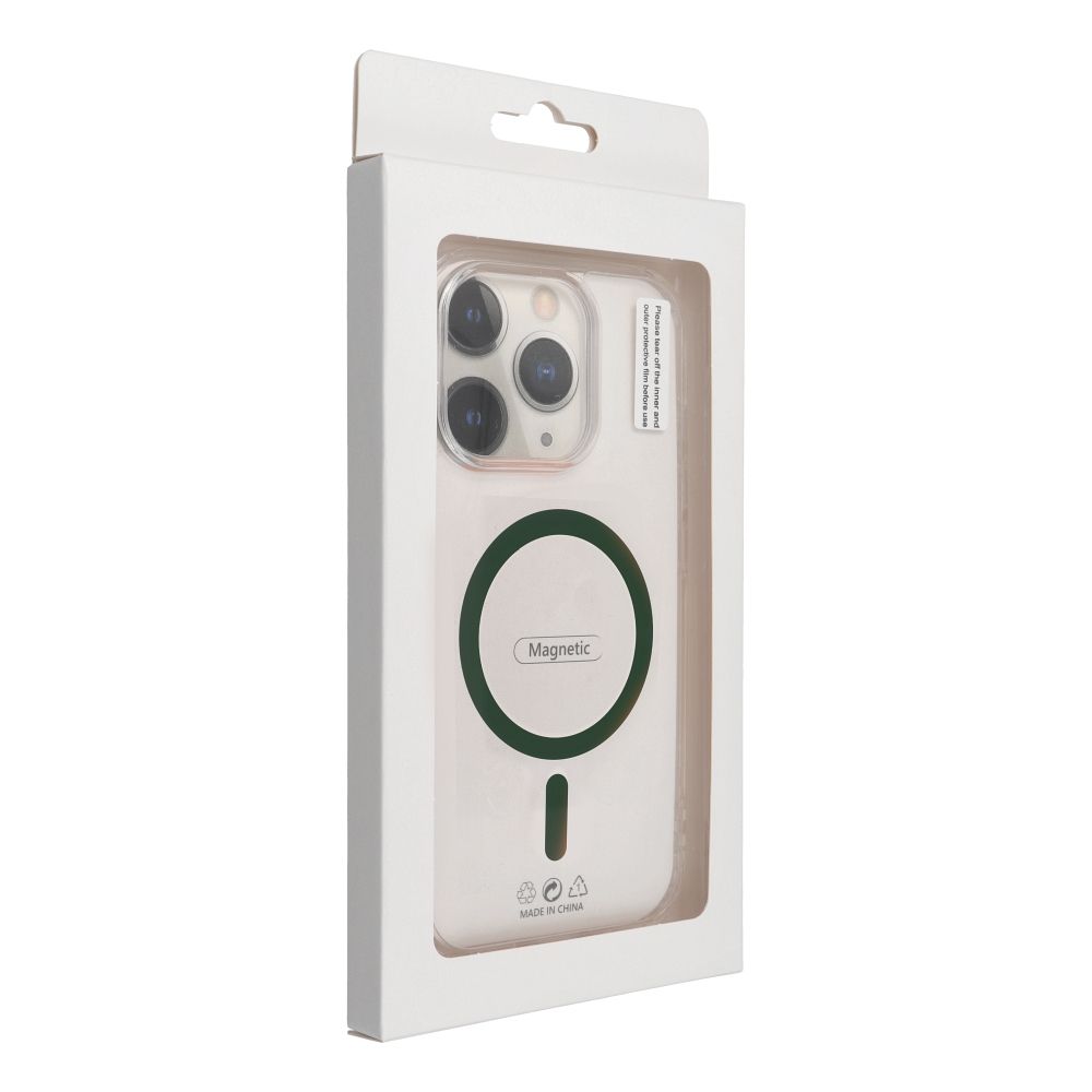 Pokrowiec Drop Glue Colorful Ring Mag Cover MagSafe ciemnozielony Apple iPhone 11 Pro Max / 4