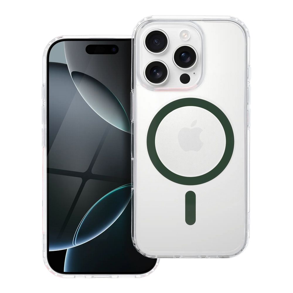 Pokrowiec Drop Glue Colorful Ring Mag Cover MagSafe ciemnozielony Apple iPhone 16 Pro Pokrowiec Drop Glue Colorful Ring Mag Cover MagSafe ciemnozielony Apple iPhone 16 Pro