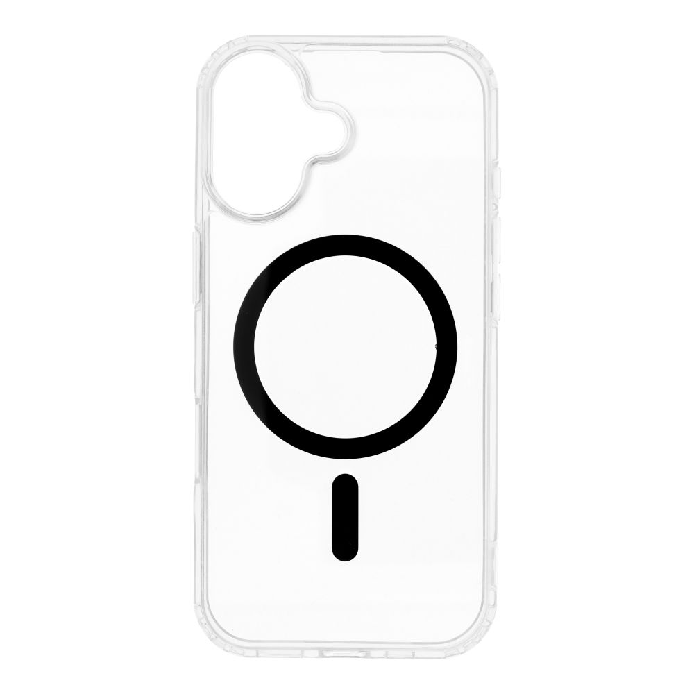 Pokrowiec Drop Glue Colorful Ring Mag Cover MagSafe czarny Apple iPhone 17 / 5