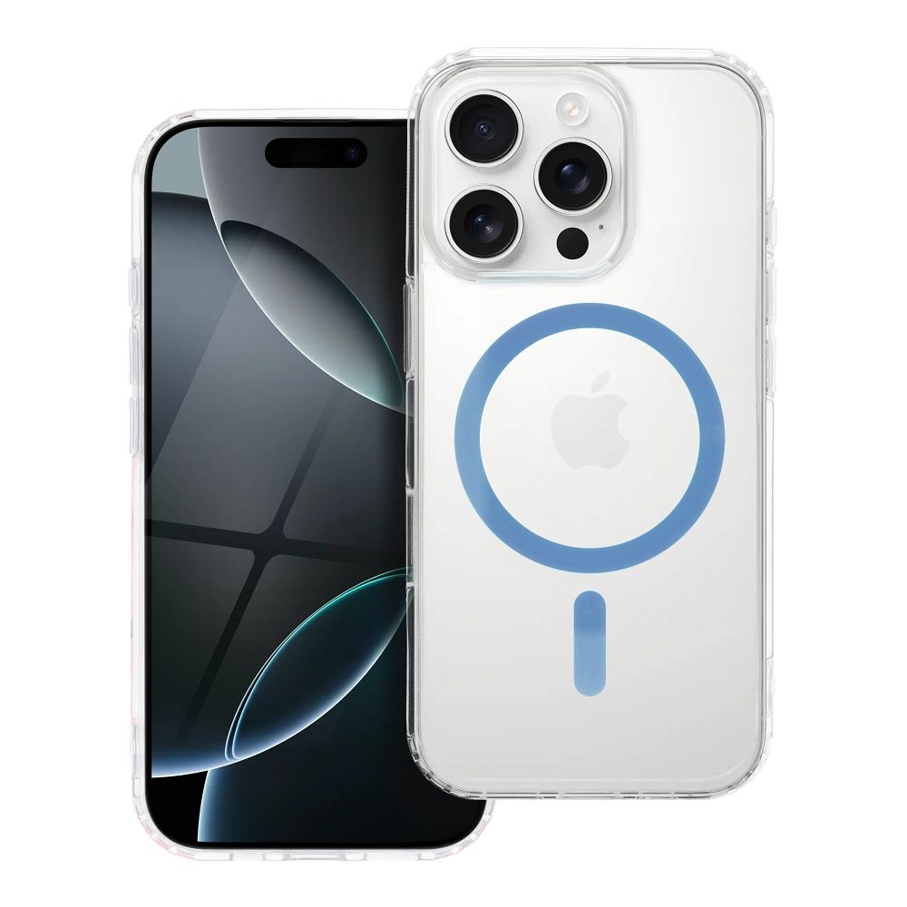 Pokrowiec Drop Glue Colorful Ring Mag Cover MagSafe jasnoniebieski Samsung Galaxy A26 5G