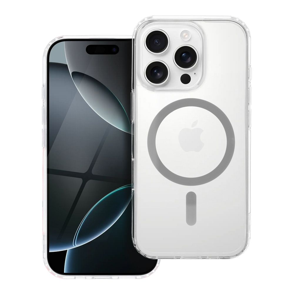 Pokrowiec Drop Glue Colorful Ring Mag Cover MagSafe szary Samsung Galaxy A16 5G