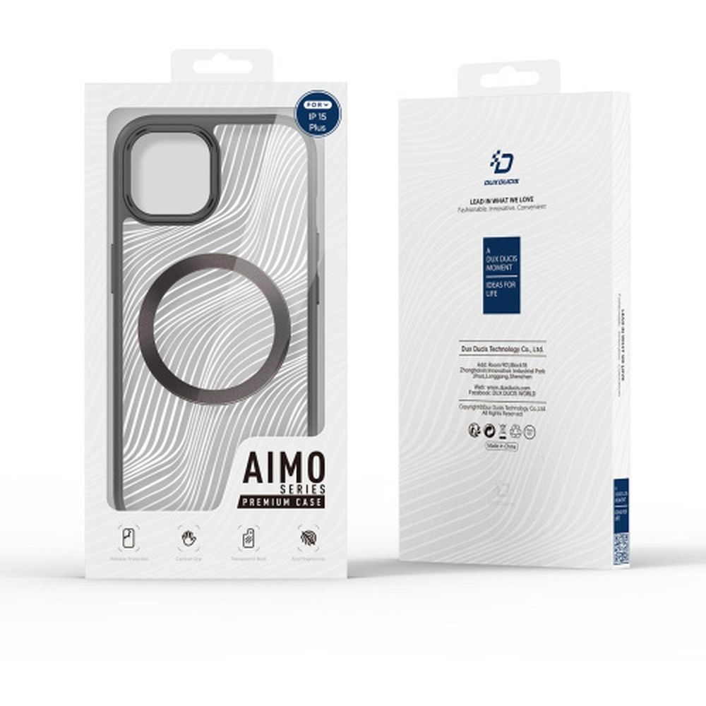 Pokrowiec Dux Ducis Aimo Mag MagSafe czarny Apple iPhone 15 Plus / 11 Pokrowiec Dux Ducis Aimo Mag MagSafe czarny Apple iPhone 15 Plus / 11