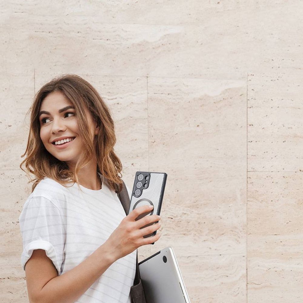 Pokrowiec Dux Ducis Aimo Mag MagSafe czarny Samsung Galaxy S23 Ultra / 12