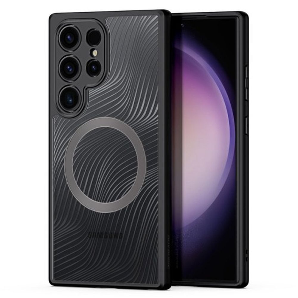 Pokrowiec Dux Ducis Aimo Mag MagSafe czarny Samsung Galaxy S24 Ultra